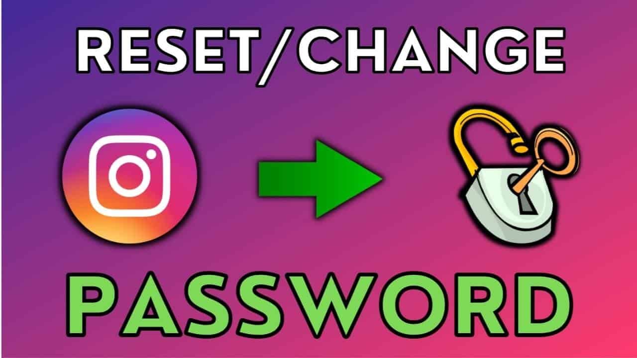 how do you reset your password on instagram